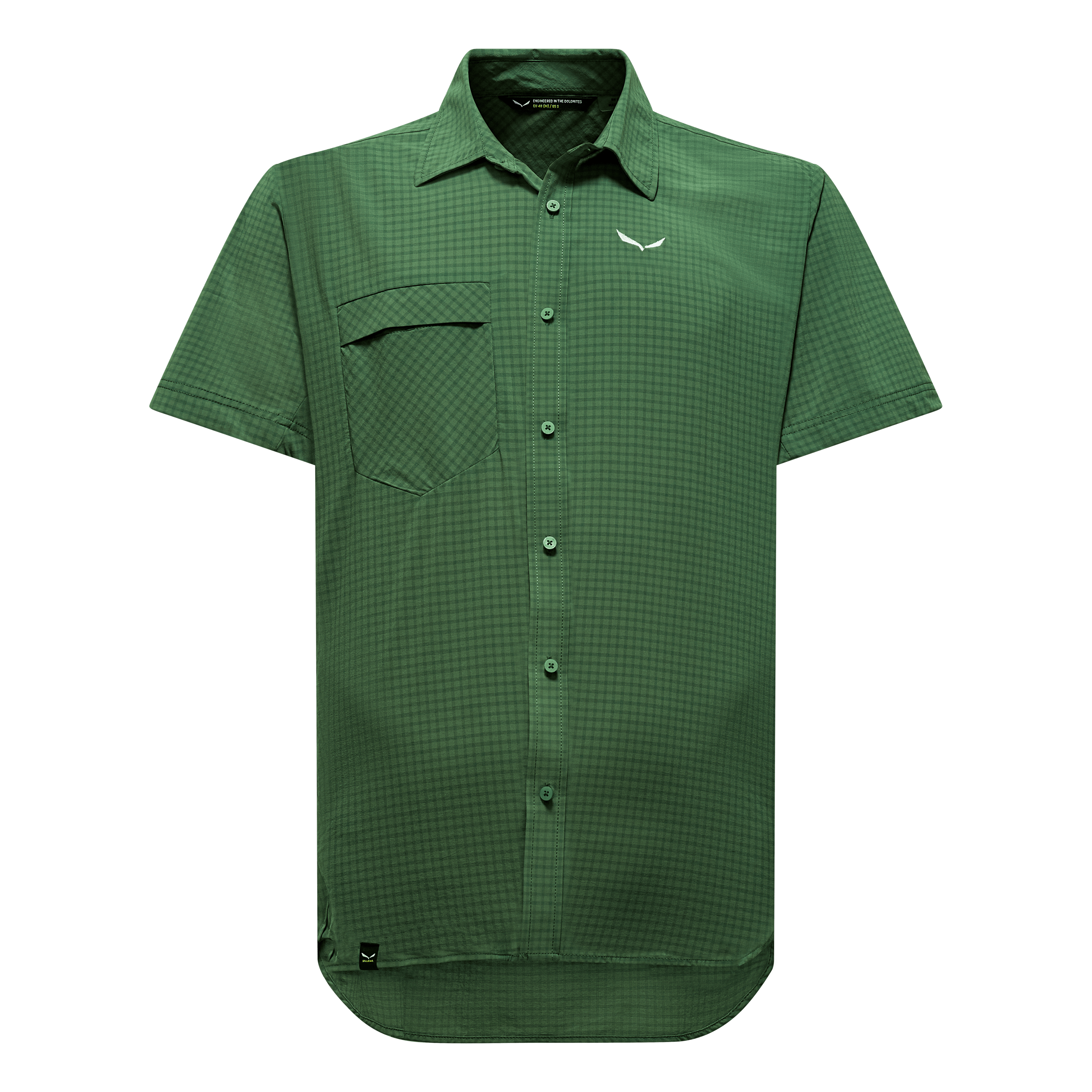 Chemise homme Puez Minicheck Dry à manches courtes