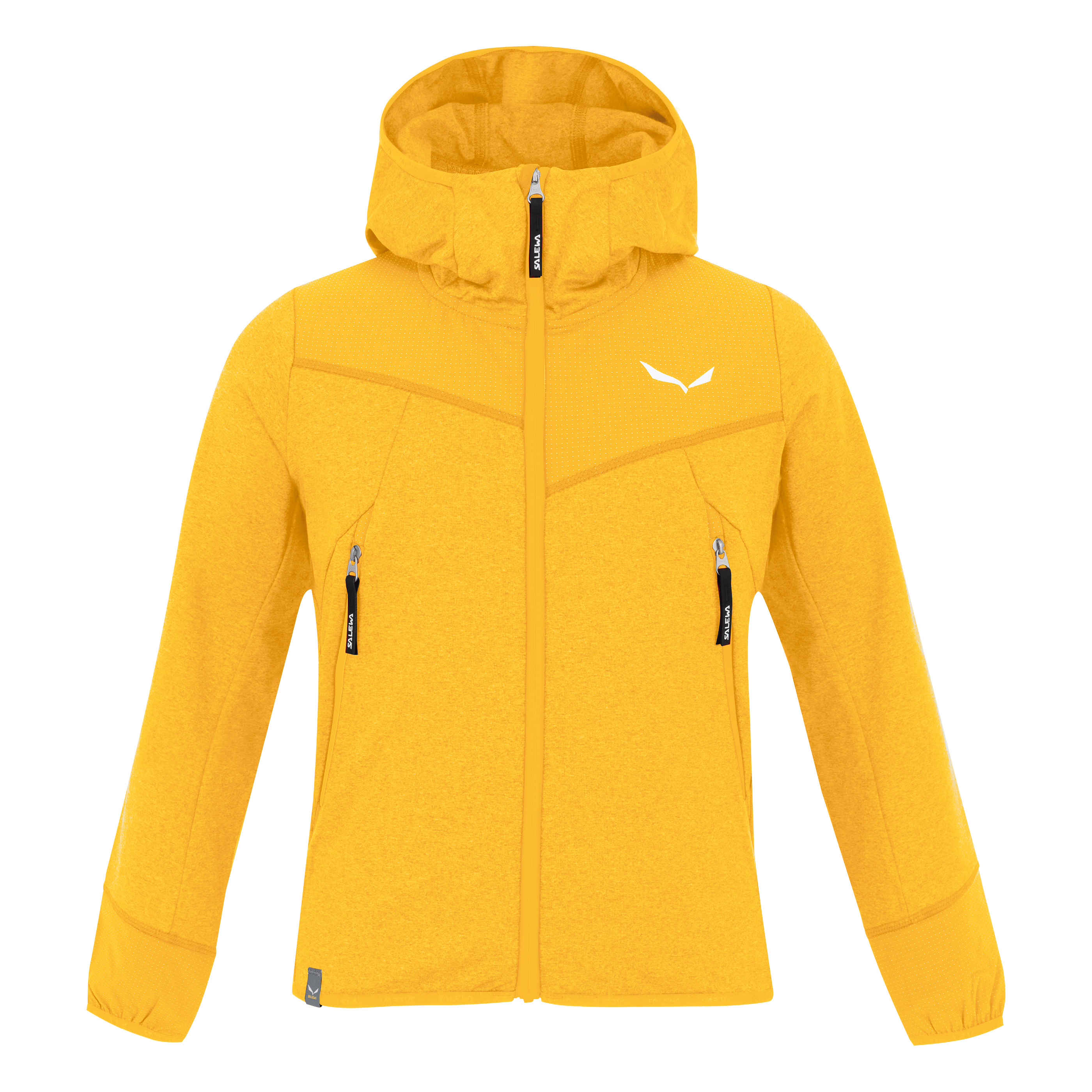 Veste polaire à capuche Agner Melange Full Zip pour enfants