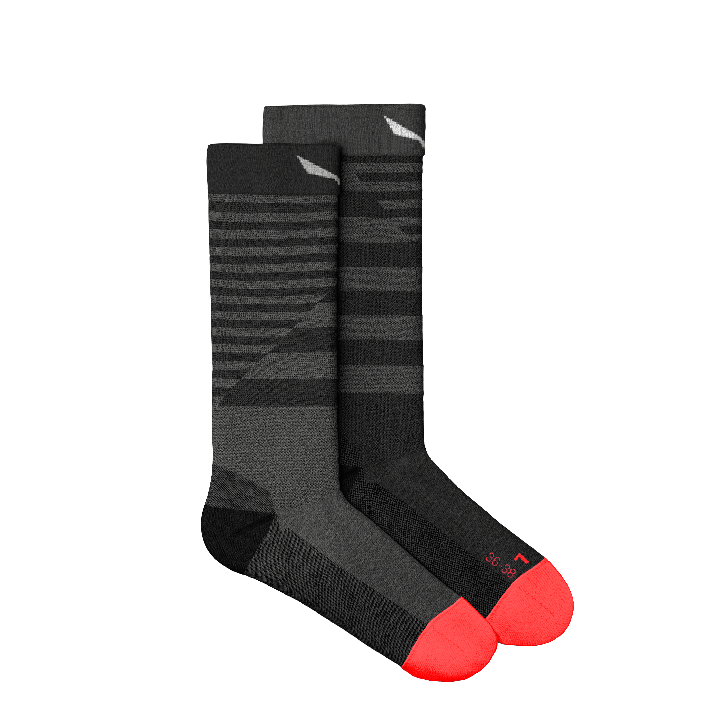 Chaussettes Femmes Fanes Hybrid Stripes Merino à Manches
