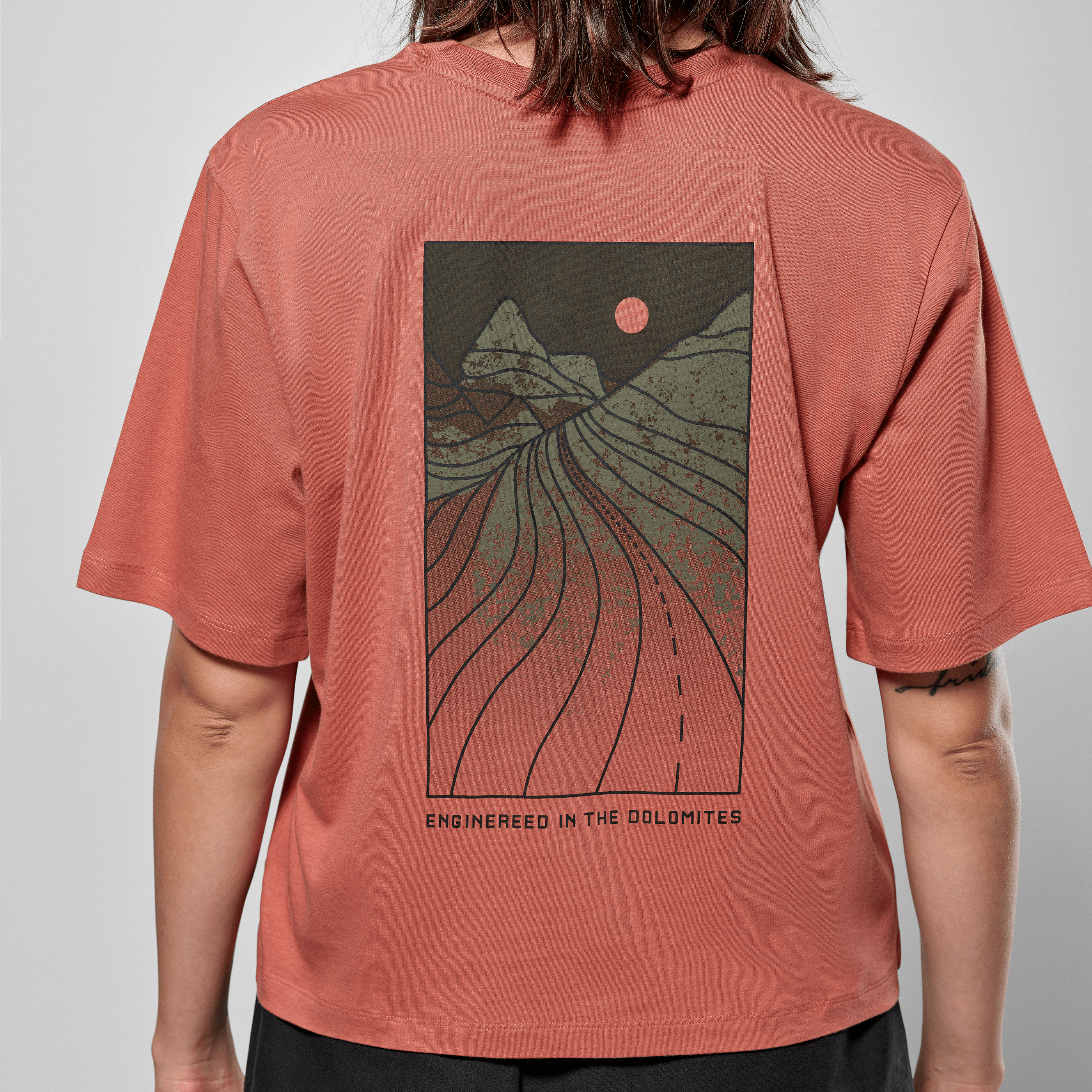 T-shirt femme à manches courtes Eagle Sunset