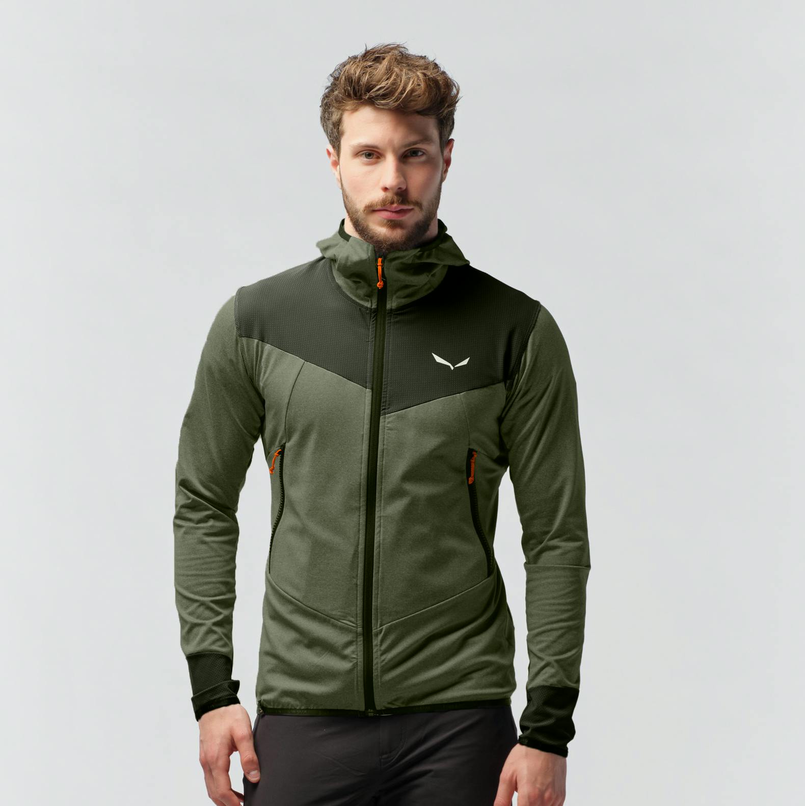 Veste à capuche homme Agner Hybrid Polarlite Durastretch
