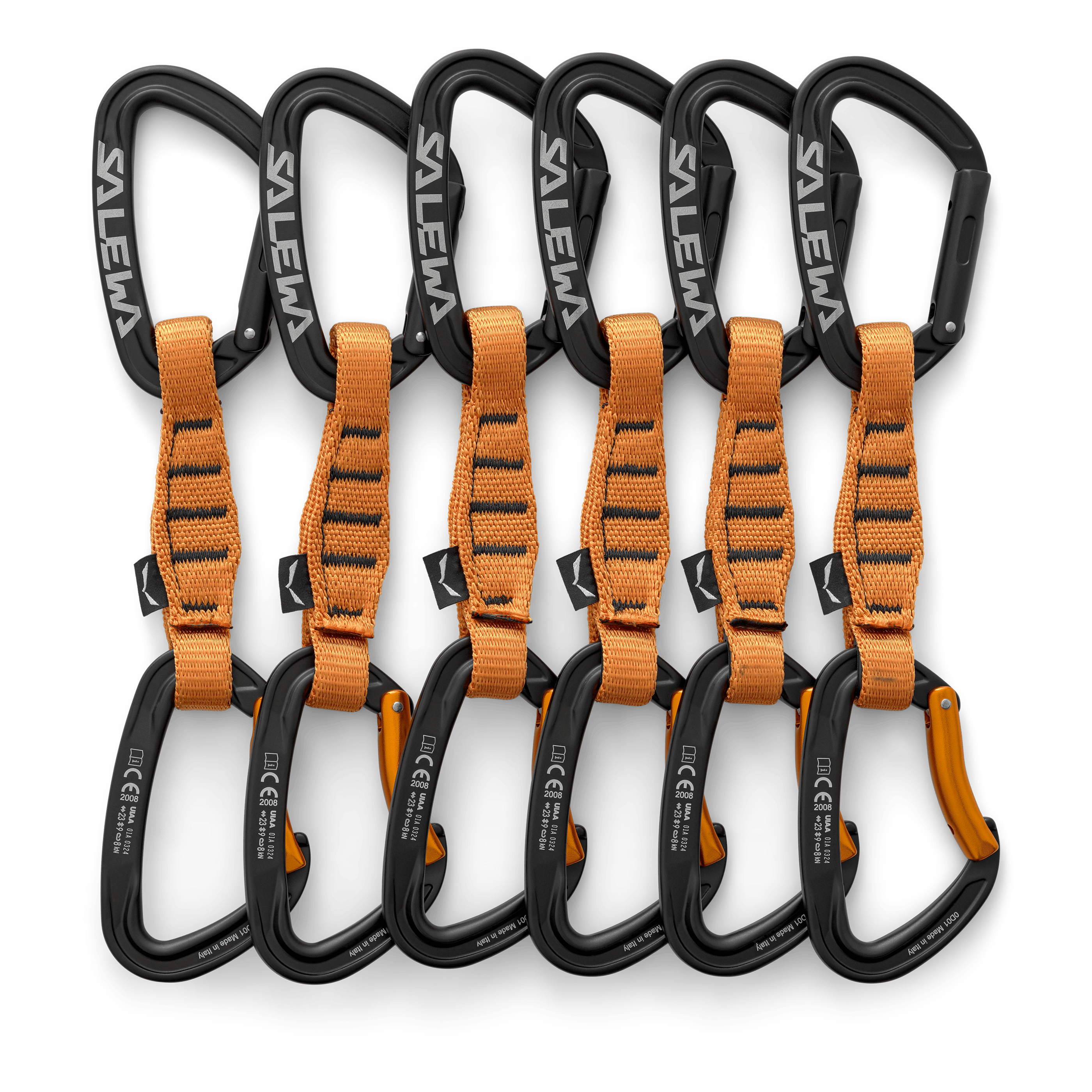 Ortles Straight/Bent 110 Quickdraw 6 Pièces