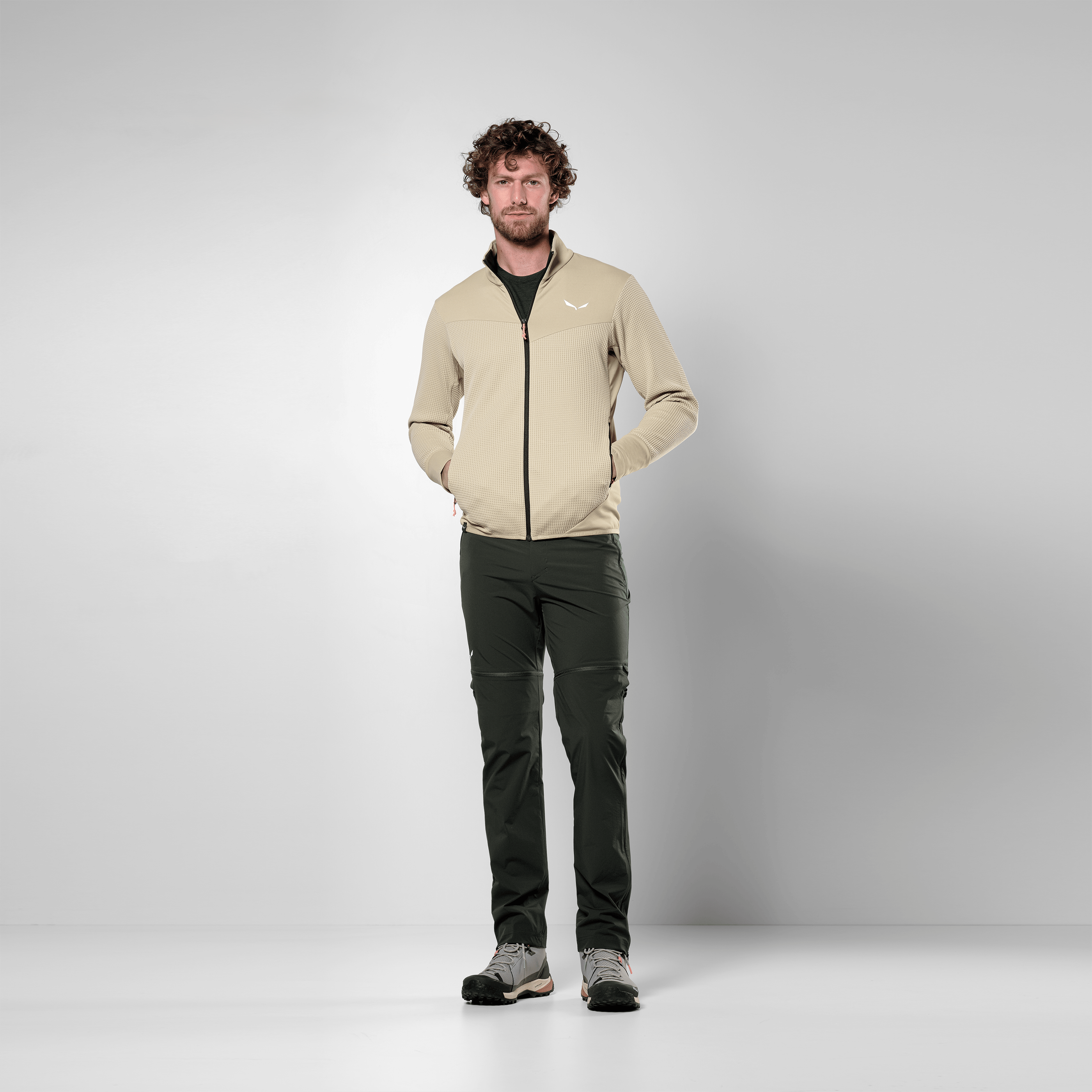 Puez Waffle Hybrid Polarlite Jacket Homme